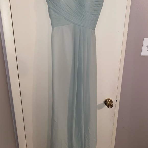 Camille pa vie mint green chiffon bridesmaid dress - Picture 4 of 8